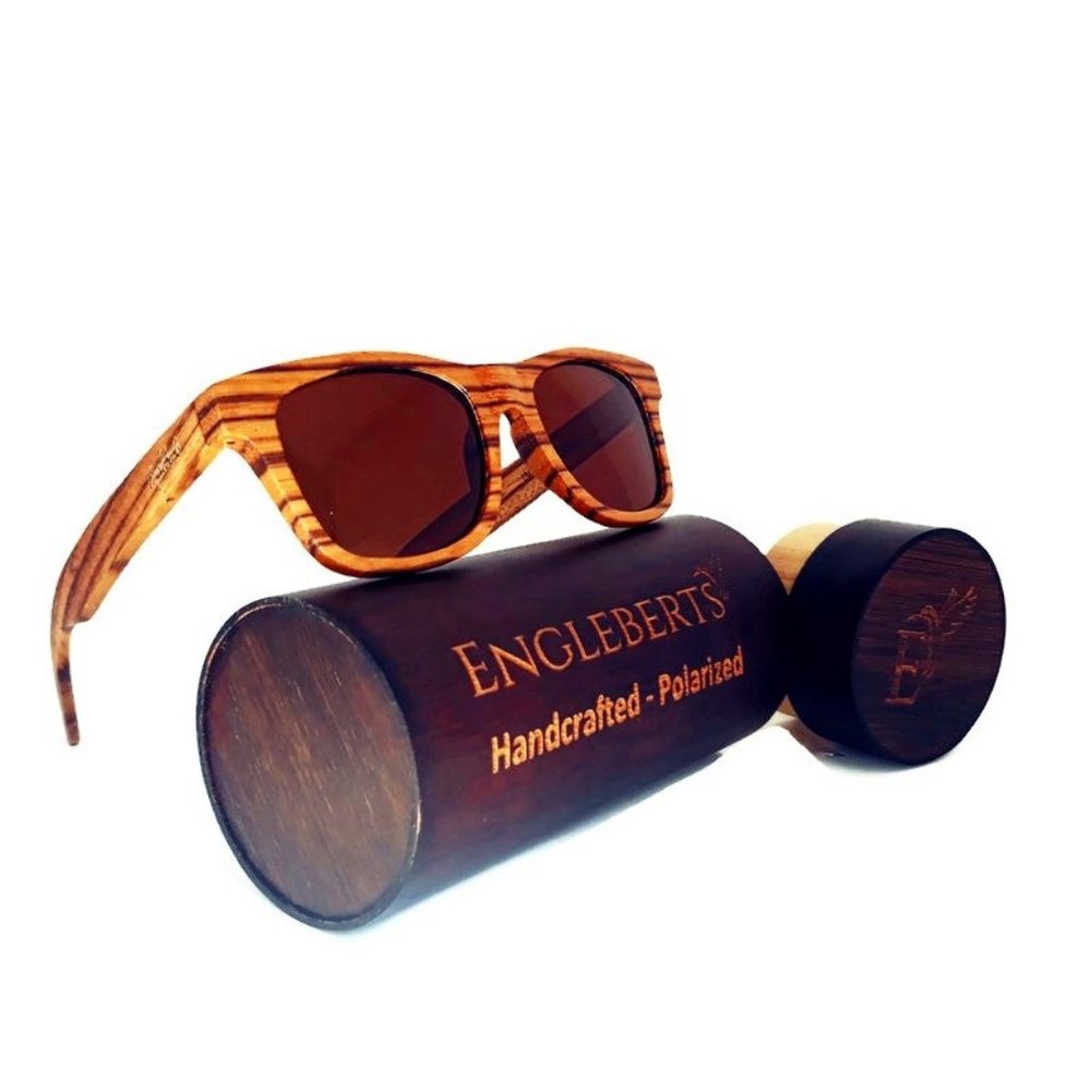 Zebrawood Full Frame Polarized Sunglasses